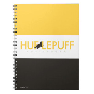 Harry Potter Hufflepuff House Pride Logo Notebook