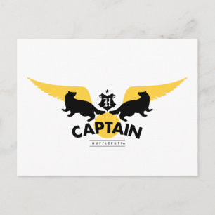 Harry Potter HUFFLEPUFF™ House Quidditch Captain Postcard