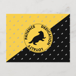 Harry Potter HUFFLEPUFF™ House Traits Graphic Postcard