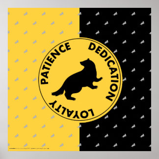 Harry Potter | HUFFLEPUFF™ House Traits Graphic Poster