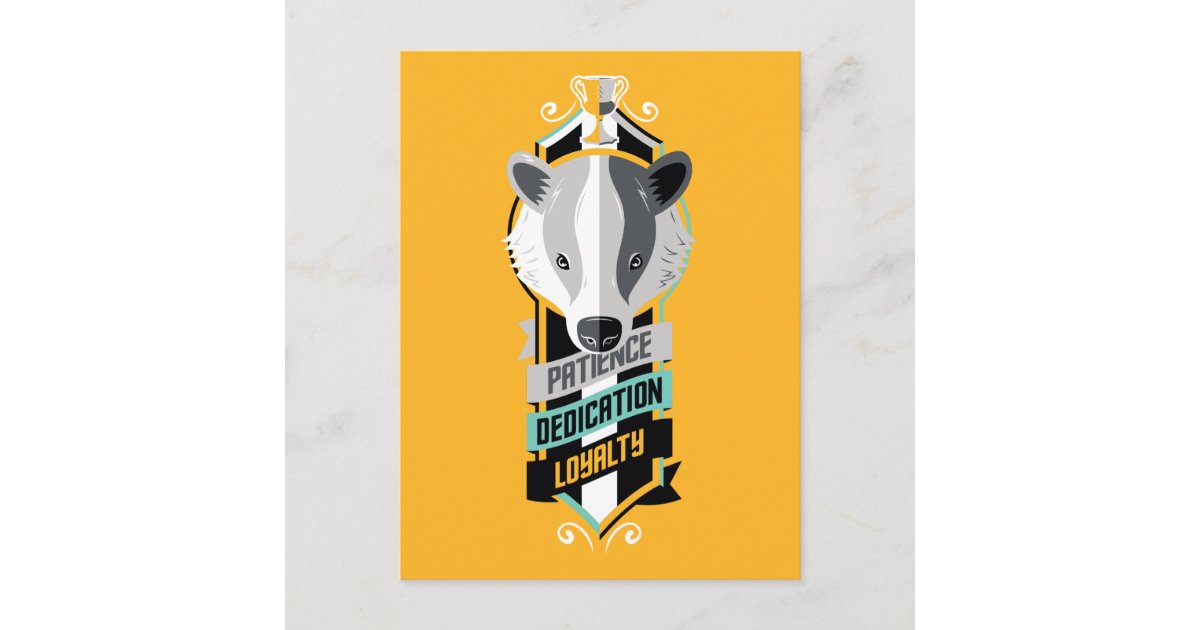 Harry Potter | HUFFLEPUFF™ House Traits Sigil Postcard | Zazzle Harry Potter | HUFFLEPUFF™ House Traits Sigil Postcard | Zazzle