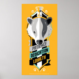 Harry Potter | HUFFLEPUFF™ House Traits Sigil Poster