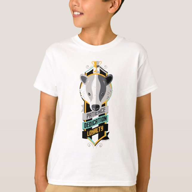 Harry Potter | HUFFLEPUFF™ House Traits Sigil T-Shirt (Front)