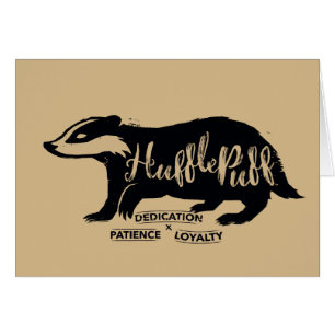 Harry Potter HUFFLEPUFF™ Silhouette Typography