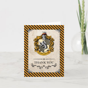Harry Potter   Hufflepuff Thank You Card