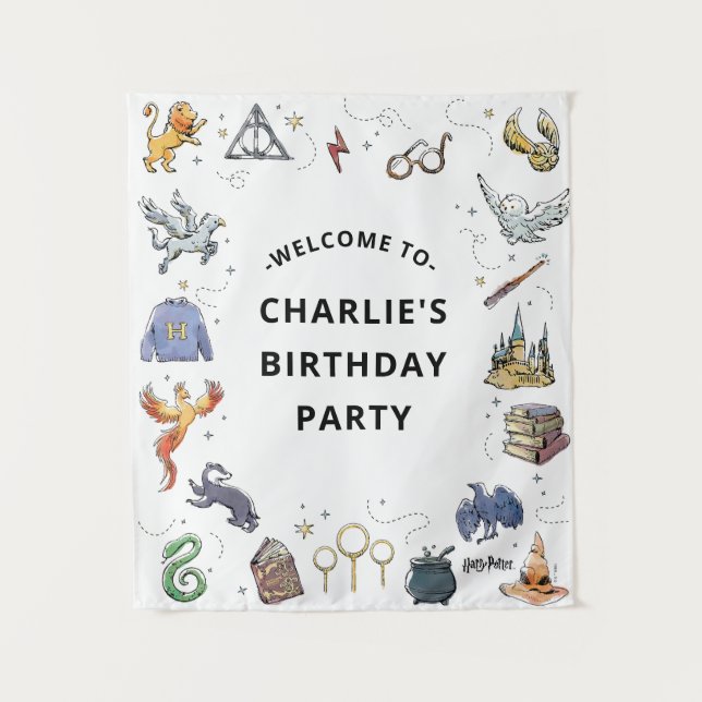 Harry Potter Icon's Birthday Tapestry (Front)