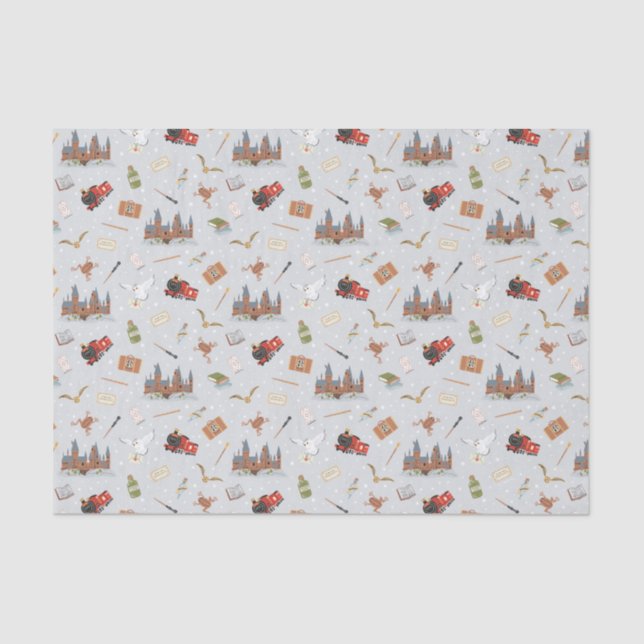 Harry Potter Icons Pattern - Baby Shower Tissue Paper (Front)