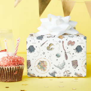 Harry Potter Icons Pattern - Birthday Wrapping Paper