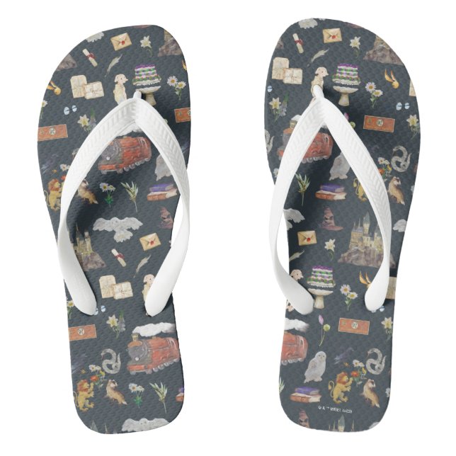 HARRY POTTER™ | Icons Pattern Flip Flops (Footbed)