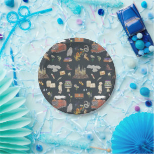 HARRY POTTER™   Icons Pattern Paper Plate