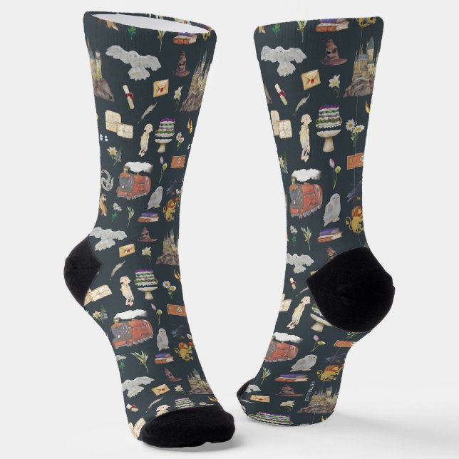 HARRY POTTER™ | Icons Pattern Socks (Angled)