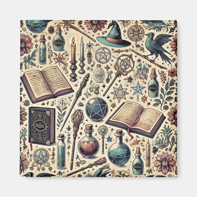 Harry Potter inspired magnet (Front)