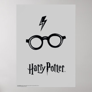 Harry Potter | Lightning Scar and Glasses Poster