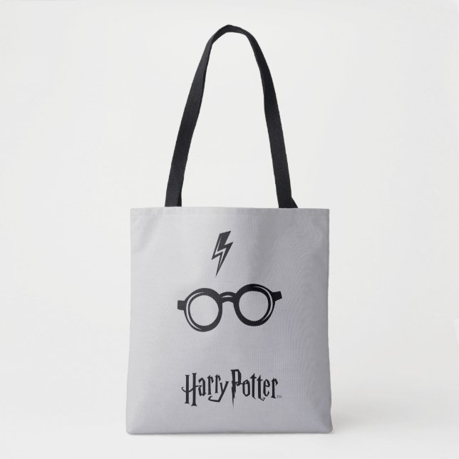 Harry Potter | Lightning Scar and Glasses Tote Bag (Front)