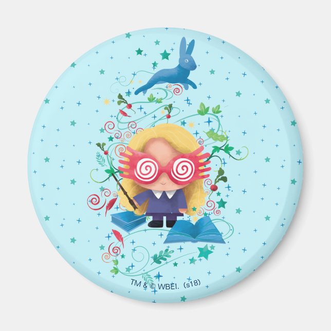 Harry Potter | Luna Lovegood Graphic Magnet (Front)