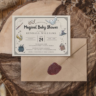 Harry Potter Magical Baby Sprinkle Invitation