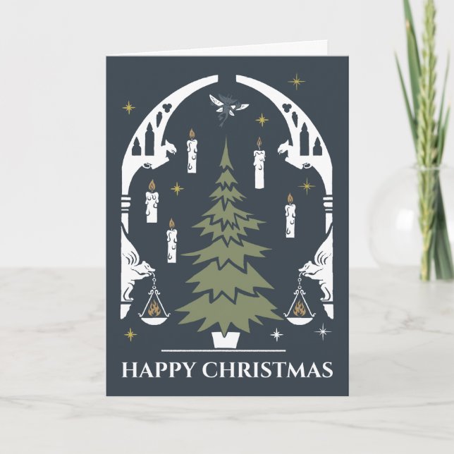 HARRY POTTER™ Magical Christmas Tree Holiday Card (Front)