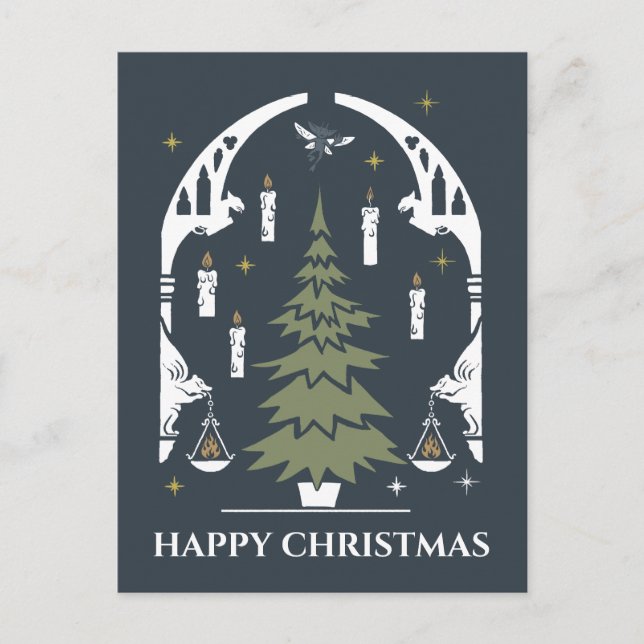 HARRY POTTER™ Magical Christmas Tree Holiday Postcard (Front)