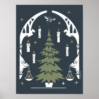 HARRY POTTER™ Magical Christmas Tree Poster