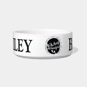 Harry Potter Marauder's Map Charms Typography Bowl
