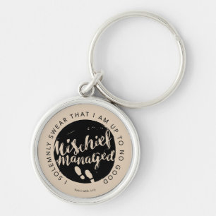 Harry Potter   Marauder's Map Charms Typography Key Ring