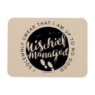 Harry Potter Marauder's Map Charms Typography Magnet