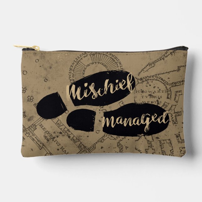 Harry Potter | MISCHIEF MANAGED™ Map Footprints Accessory Pouch (Front)