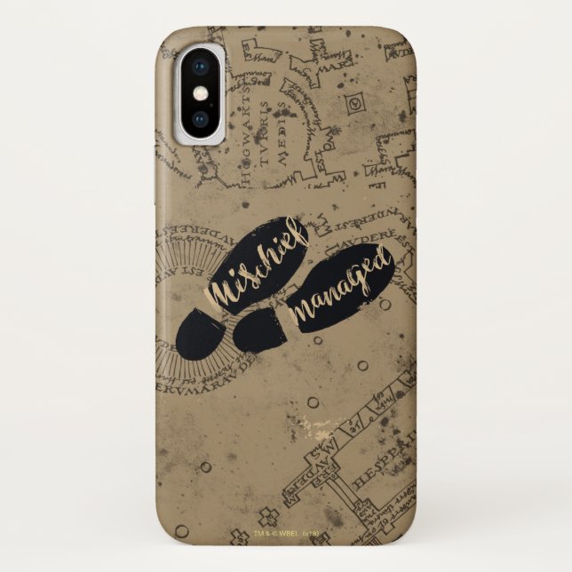 Harry Potter | MISCHIEF MANAGED™ Map Footprints Case-Mate iPhone Case (Back)