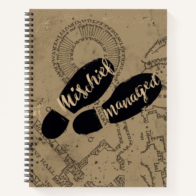 Harry Potter | MISCHIEF MANAGED™ Map Footprints Notebook (Front)