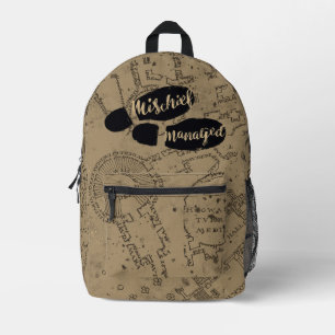 Harry Potter   MISCHIEF MANAGED™ Map Footprints Printed Backpack