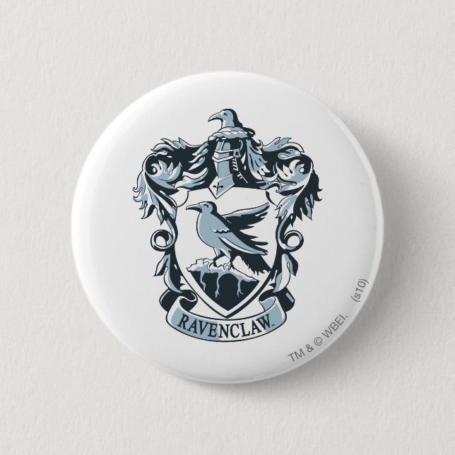 Harry Potter | Modern Ravenclaw Crest 6 Cm Round Badge (Front)