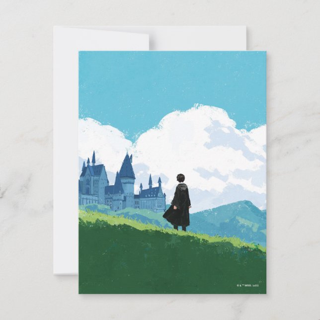 HARRY POTTER™ Overlooking HOGWARTS™ Castle Card (Front)