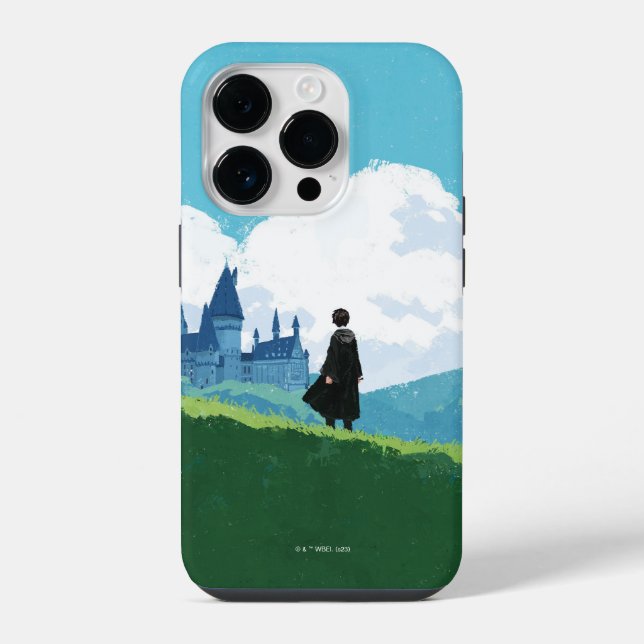 HARRY POTTER™ Overlooking HOGWARTS™ Castle iPhone Case (Back)