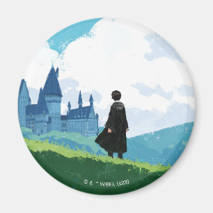 HARRY POTTER™ Overlooking HOGWARTS™ Castle Magnet