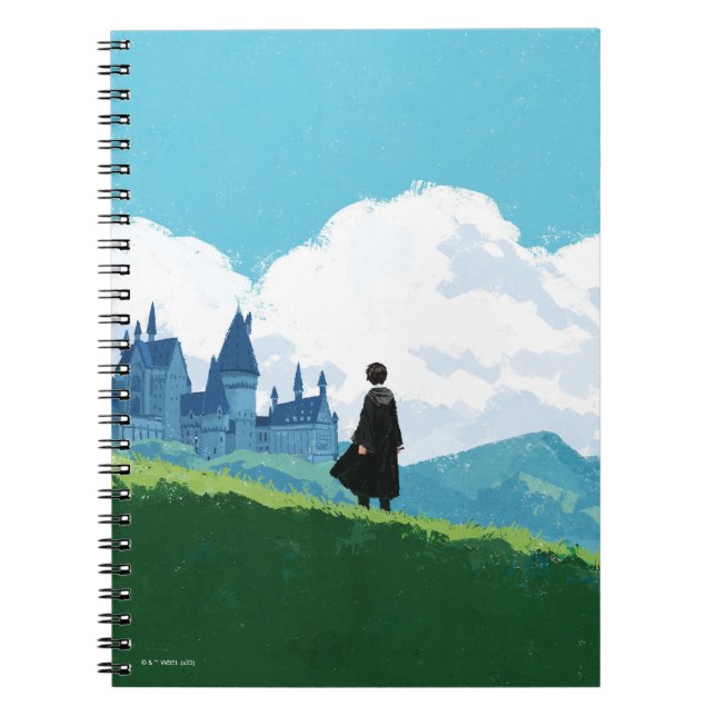 HARRY POTTER™ Overlooking HOGWARTS™ Castle Notebook (Front)