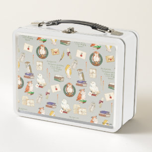 HARRY POTTER™ Owl Letter Pattern Metal Lunch Box