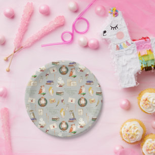 HARRY POTTER™   Owl Letter Pattern Paper Plate