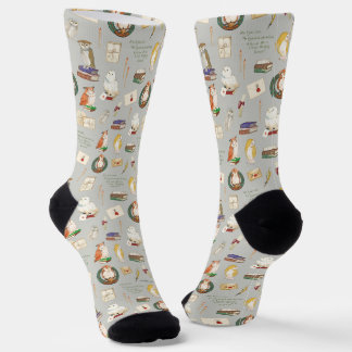 HARRY POTTER™ | Owl Letter Pattern Socks