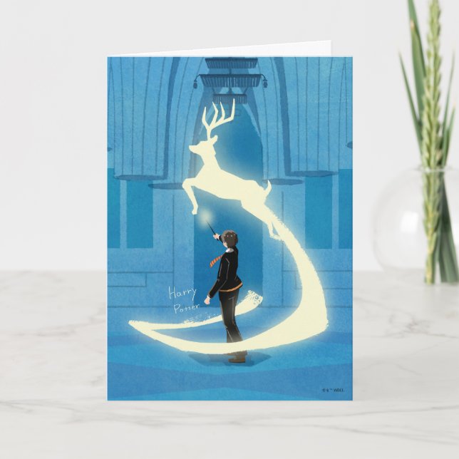HARRY POTTER™ Patronus Painting Card (Front)
