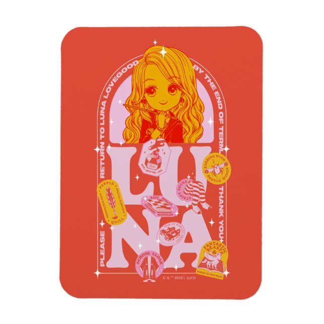 HARRY POTTER™ | Please Return to Luna Lovegood Magnet (Vertical)