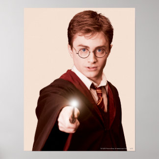 Harry Potter Points Wand Poster