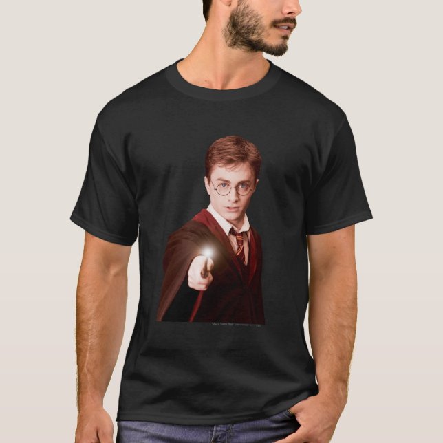 Harry Potter Points Wand T-Shirt (Front)