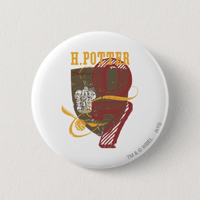 Harry Potter | QUIDDITCH™ 6 Cm Round Badge (Front)