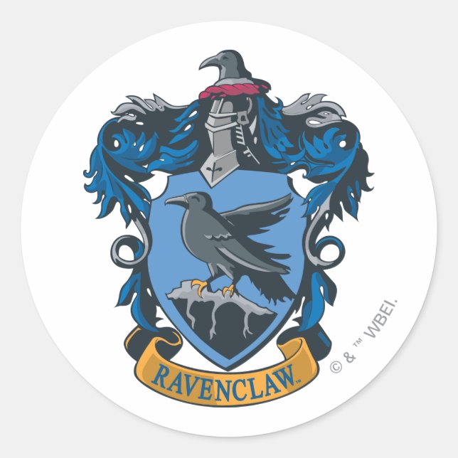 Harry Potter | Ravenclaw Coat of Arms Classic Round Sticker (Front)