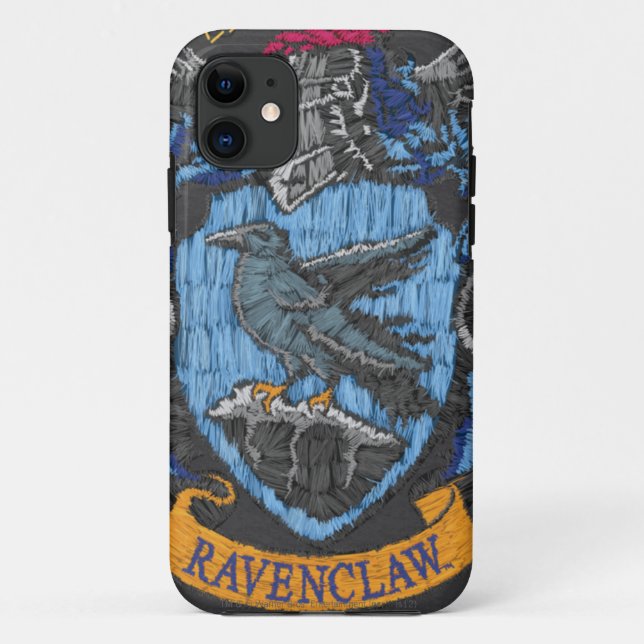 Harry Potter | Ravenclaw Crest - Destroyed Case-Mate iPhone Case (Back)