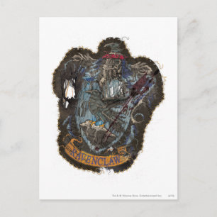 Harry Potter Ravenclaw Crest - Destroyed Postcard