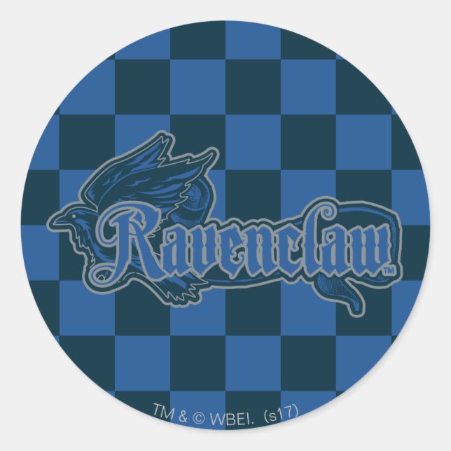 Harry Potter | Ravenclaw Eagle Graphic Classic Round Sticker (Front)