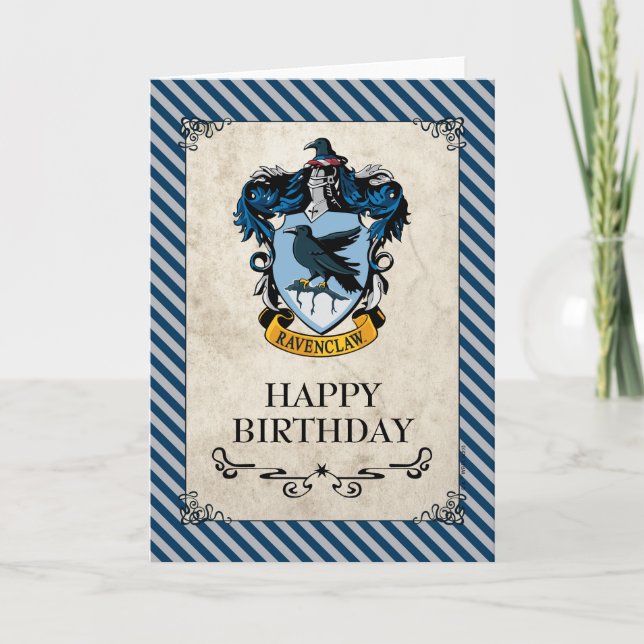 Harry Potter | Ravenclaw Happy Birthday Card (Front)