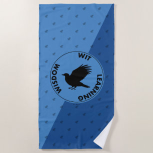 Harry Potter   RAVENCLAW™ House Traits Graphic Beach Towel
