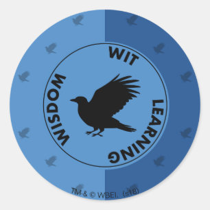 Harry Potter   RAVENCLAW™ House Traits Graphic Classic Round Sticker